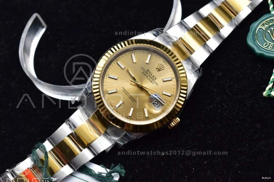 Edition Bracelet DateJust VSF 904L YG VS3235 Dial Best SS YG 41 126333 on 1:1 Oyster 1122